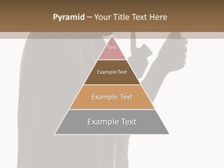 A Man In A Costume Holding A Cell Phone PowerPoint Template