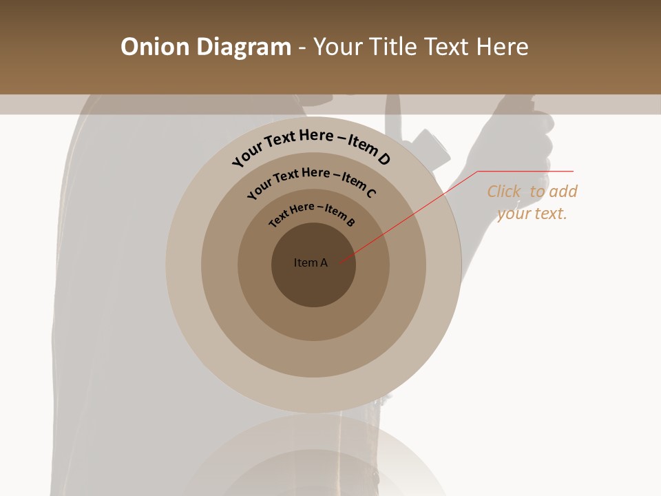 A Man In A Costume Holding A Cell Phone PowerPoint Template