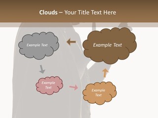 A Man In A Costume Holding A Cell Phone PowerPoint Template