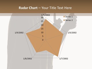 A Man In A Costume Holding A Cell Phone PowerPoint Template