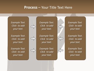 A Man In A Costume Holding A Cell Phone PowerPoint Template