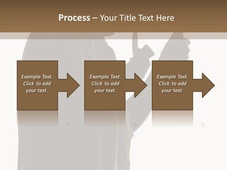 A Man In A Costume Holding A Cell Phone PowerPoint Template