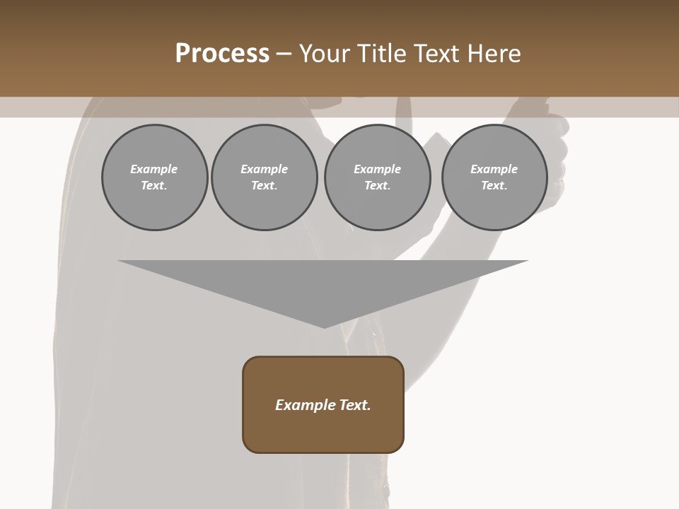 A Man In A Costume Holding A Cell Phone PowerPoint Template
