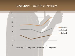 A Man In A Costume Holding A Cell Phone PowerPoint Template