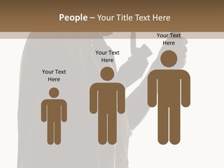 A Man In A Costume Holding A Cell Phone PowerPoint Template