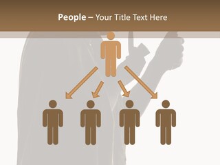 A Man In A Costume Holding A Cell Phone PowerPoint Template