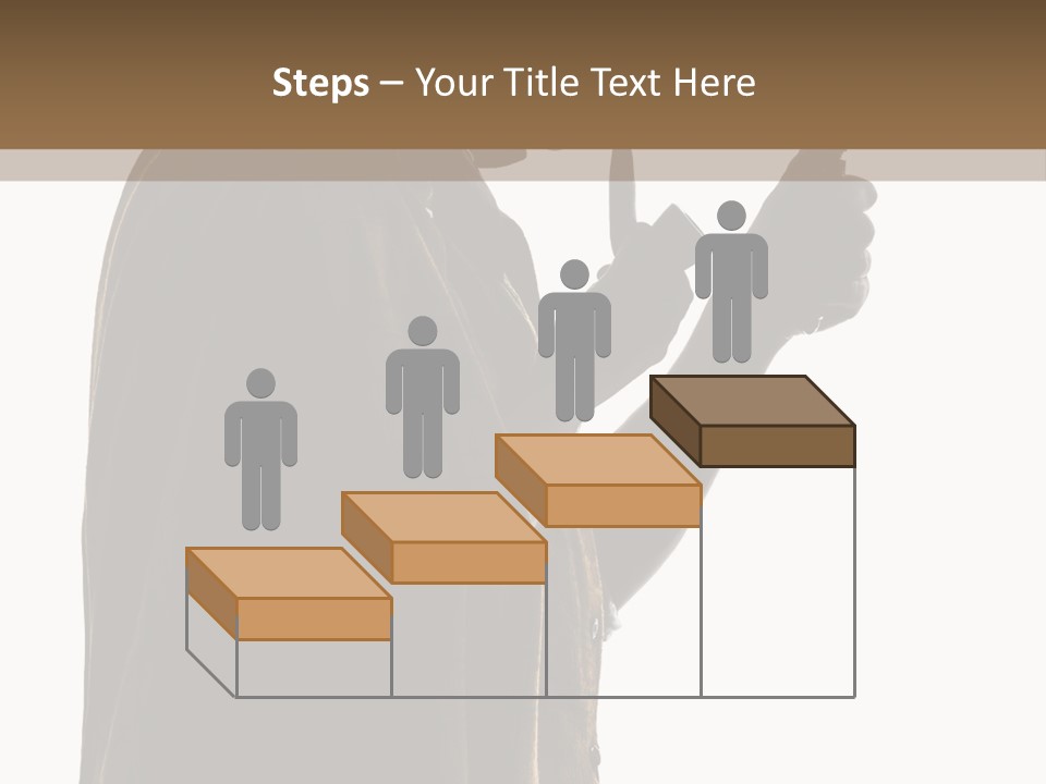 A Man In A Costume Holding A Cell Phone PowerPoint Template