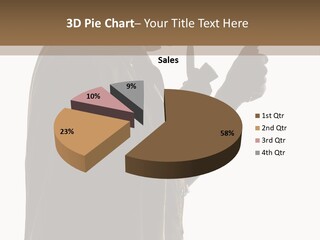 A Man In A Costume Holding A Cell Phone PowerPoint Template