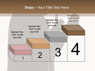A Man In A Costume Holding A Cell Phone PowerPoint Template