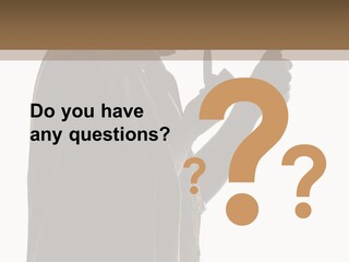 A Man In A Costume Holding A Cell Phone PowerPoint Template