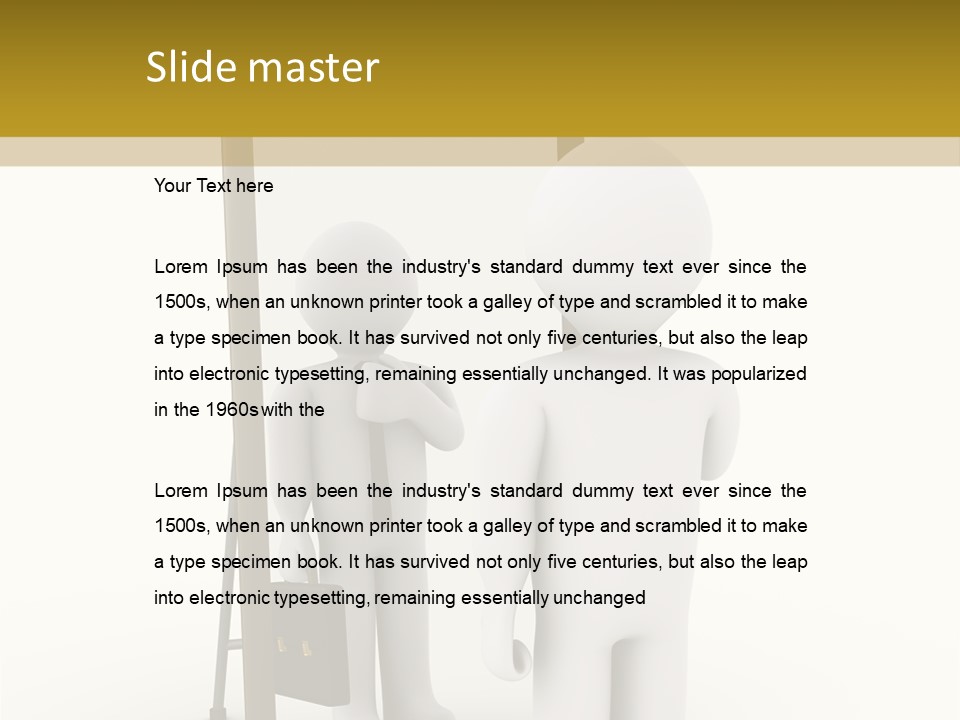 A Person Standing In Front Of A Mirror PowerPoint Template