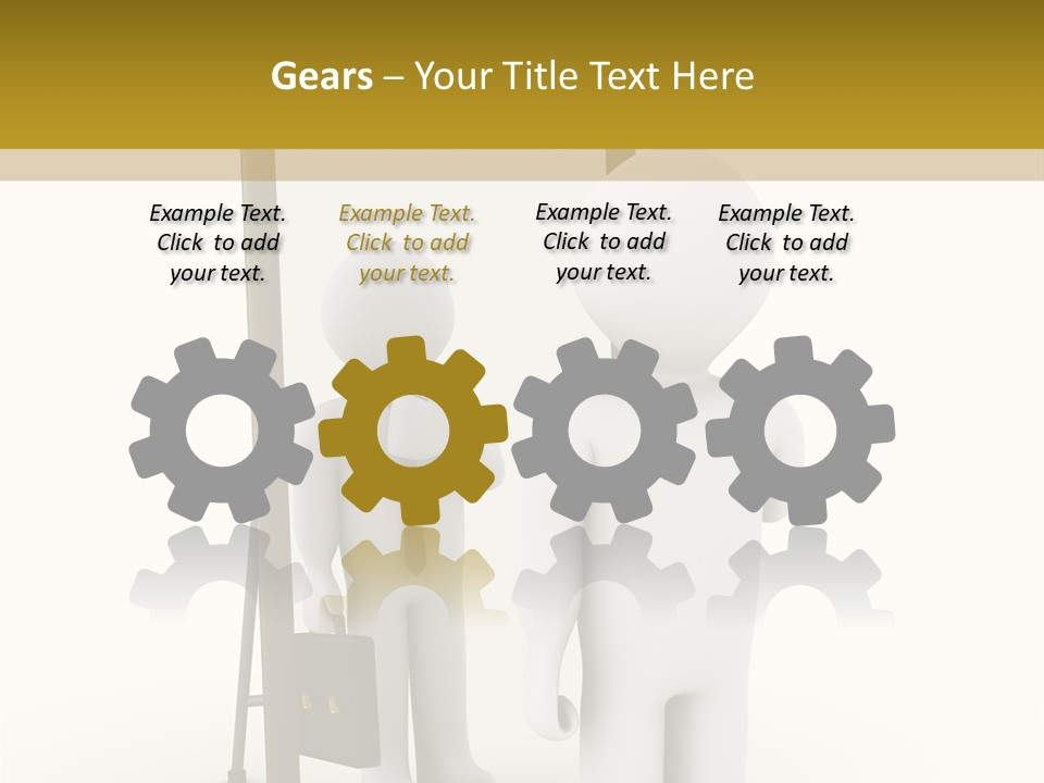 A Person Standing In Front Of A Mirror PowerPoint Template