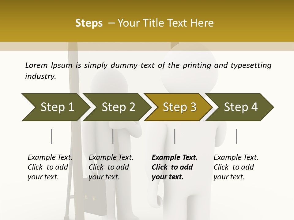 A Person Standing In Front Of A Mirror PowerPoint Template