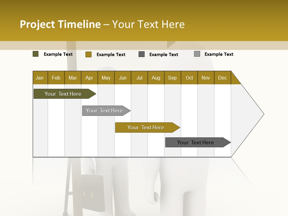 A Person Standing In Front Of A Mirror PowerPoint Template