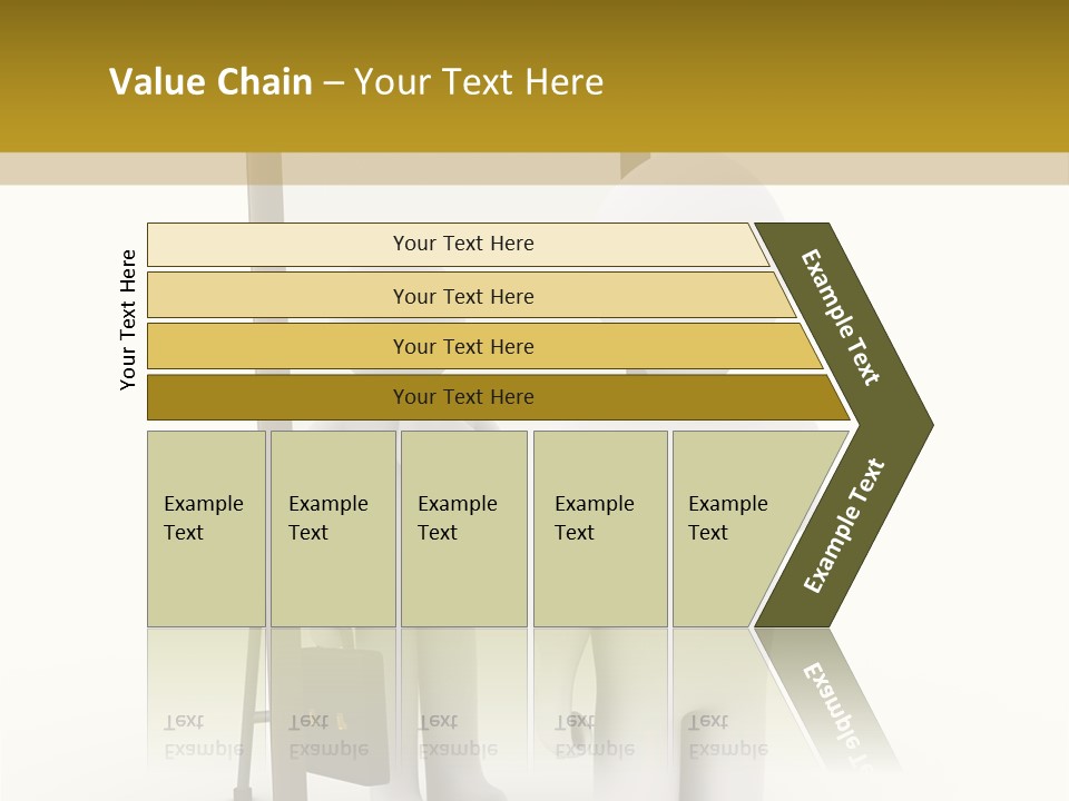 A Person Standing In Front Of A Mirror PowerPoint Template