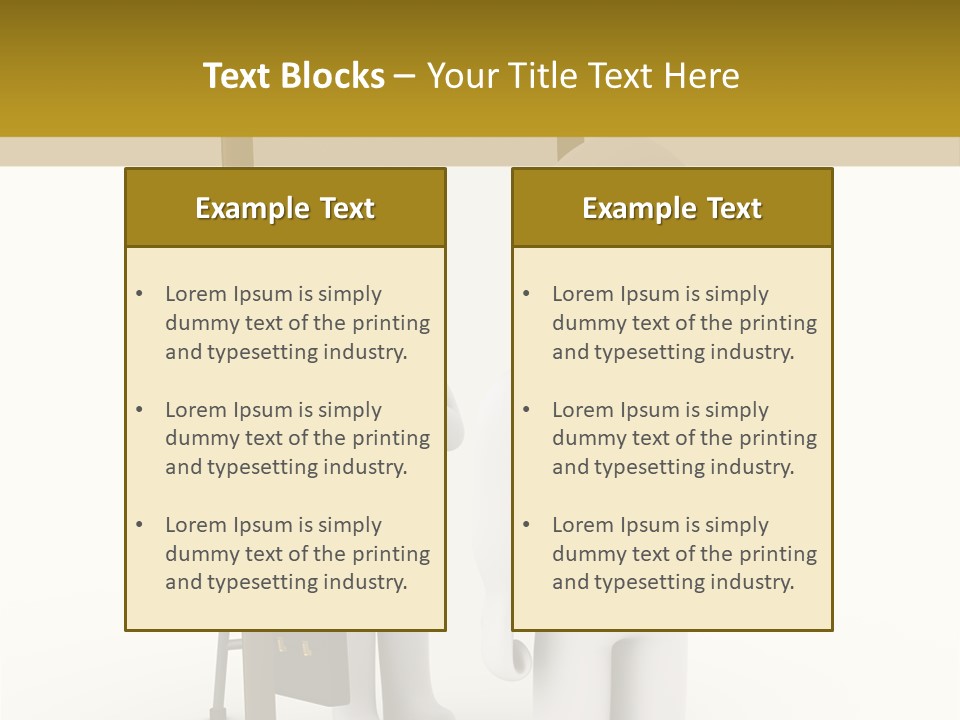 A Person Standing In Front Of A Mirror PowerPoint Template