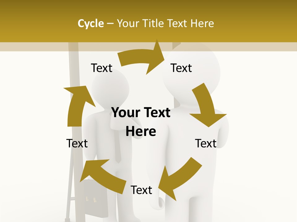 A Person Standing In Front Of A Mirror PowerPoint Template