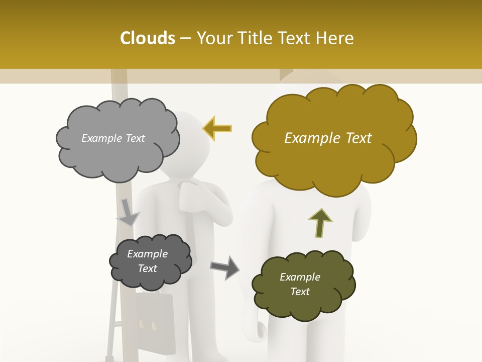 A Person Standing In Front Of A Mirror PowerPoint Template