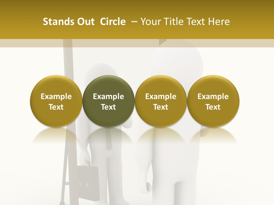 A Person Standing In Front Of A Mirror PowerPoint Template