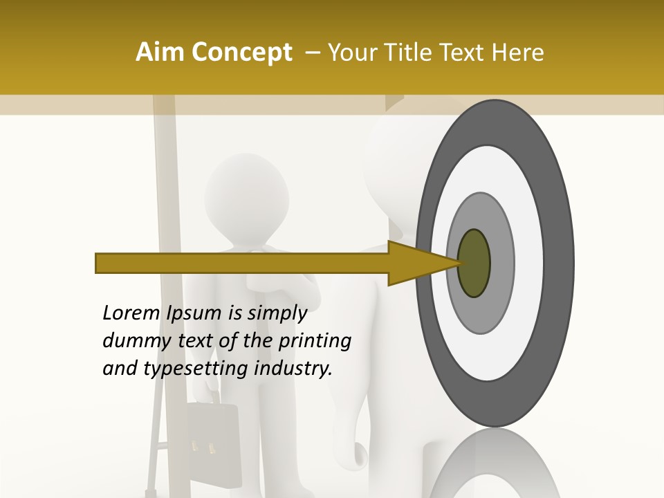 A Person Standing In Front Of A Mirror PowerPoint Template