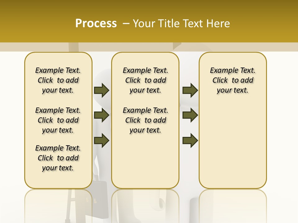 A Person Standing In Front Of A Mirror PowerPoint Template