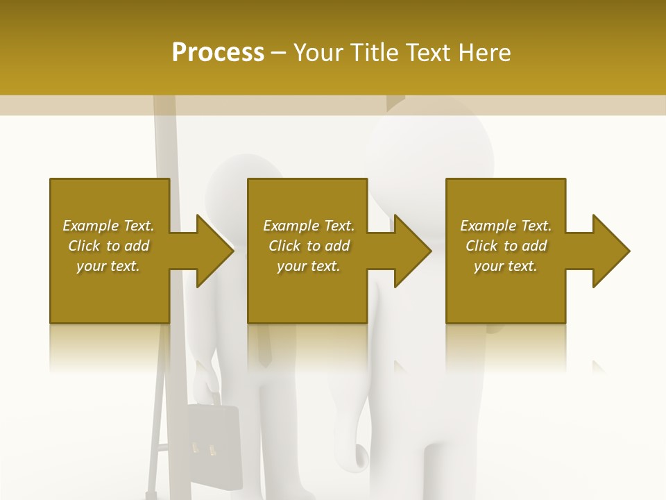 A Person Standing In Front Of A Mirror PowerPoint Template