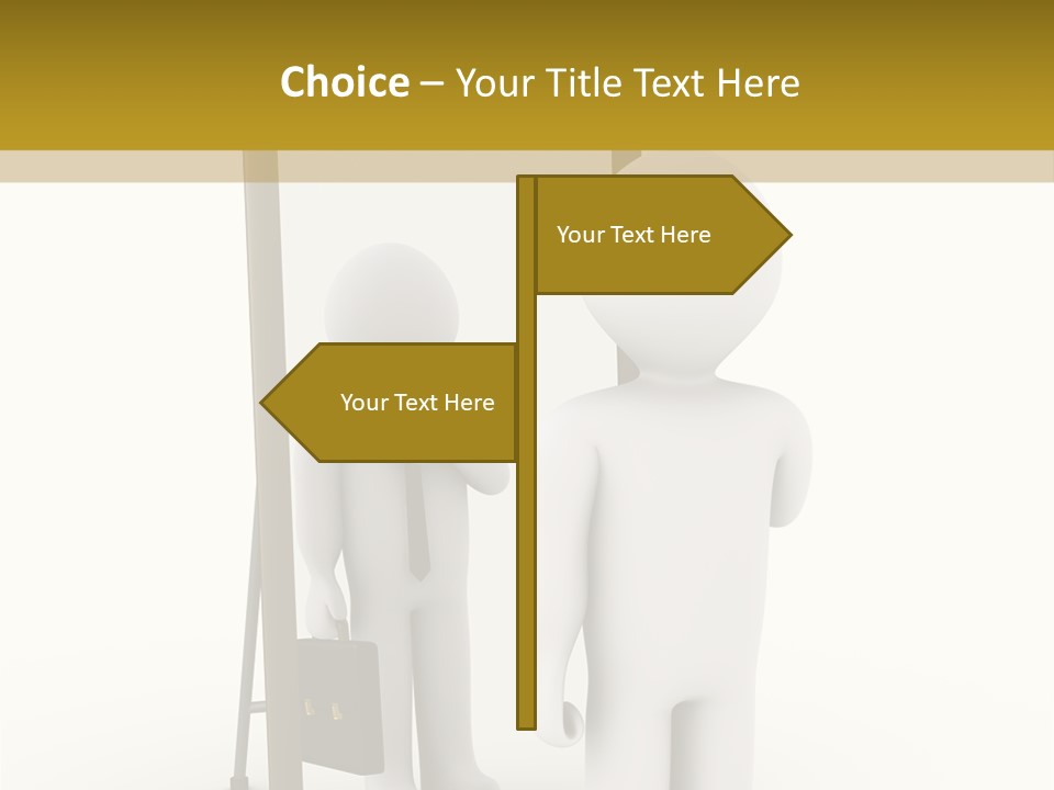A Person Standing In Front Of A Mirror PowerPoint Template