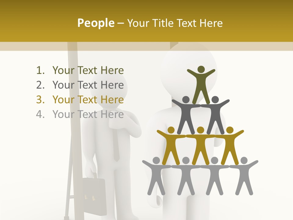 A Person Standing In Front Of A Mirror PowerPoint Template