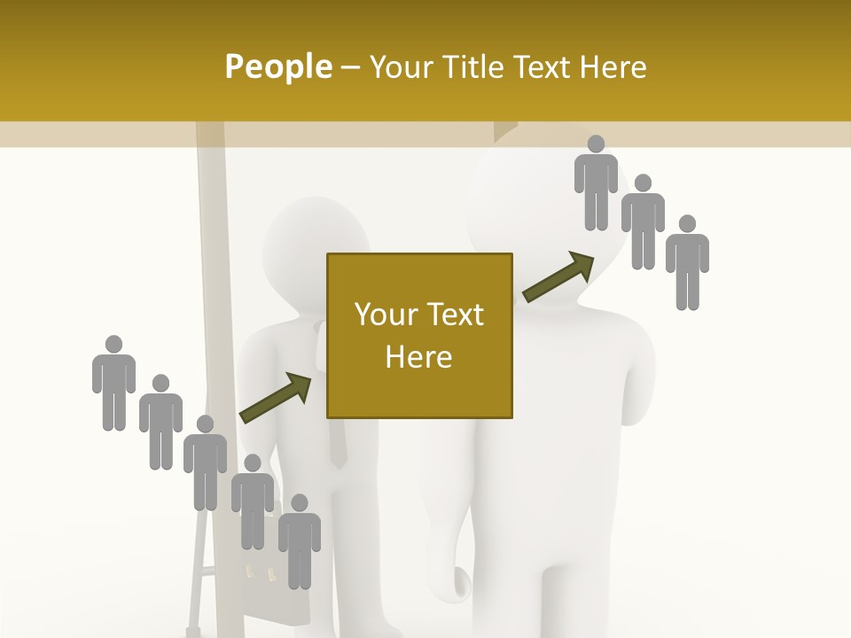 A Person Standing In Front Of A Mirror PowerPoint Template