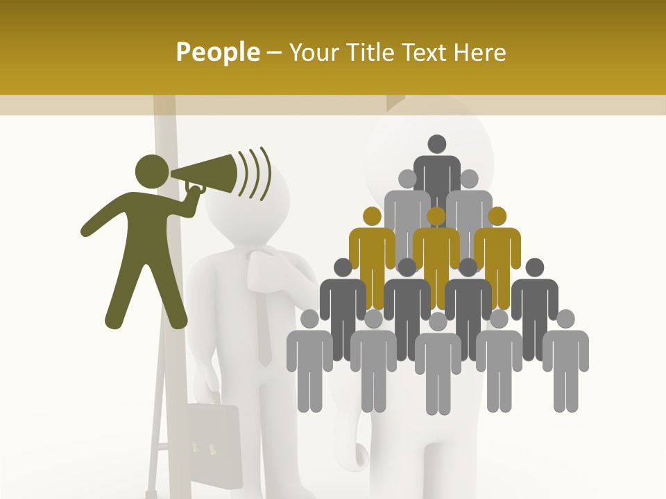 A Person Standing In Front Of A Mirror PowerPoint Template