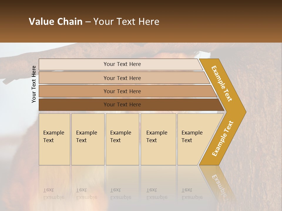 A Brown And White Dog With His Tongue Hanging Out Of A Tree PowerPoint Template