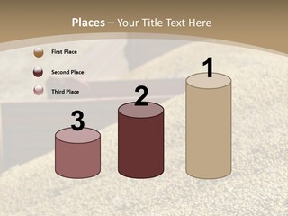 A Large Pile Of Grain Sitting On Top Of A Field PowerPoint Template