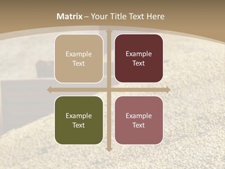 A Large Pile Of Grain Sitting On Top Of A Field PowerPoint Template