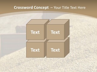 A Large Pile Of Grain Sitting On Top Of A Field PowerPoint Template