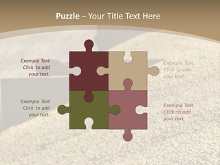 A Large Pile Of Grain Sitting On Top Of A Field PowerPoint Template