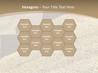 A Large Pile Of Grain Sitting On Top Of A Field PowerPoint Template