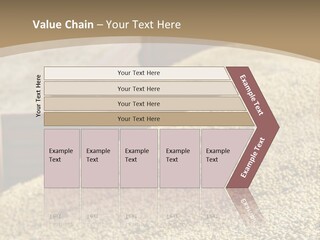 A Large Pile Of Grain Sitting On Top Of A Field PowerPoint Template