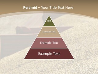 A Large Pile Of Grain Sitting On Top Of A Field PowerPoint Template