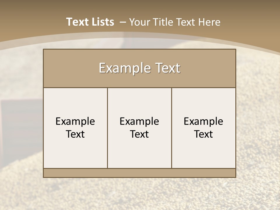 A Large Pile Of Grain Sitting On Top Of A Field PowerPoint Template