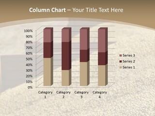 A Large Pile Of Grain Sitting On Top Of A Field PowerPoint Template