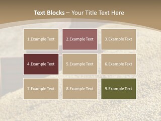 A Large Pile Of Grain Sitting On Top Of A Field PowerPoint Template