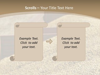A Large Pile Of Grain Sitting On Top Of A Field PowerPoint Template