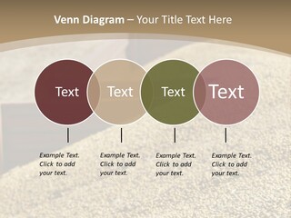 A Large Pile Of Grain Sitting On Top Of A Field PowerPoint Template