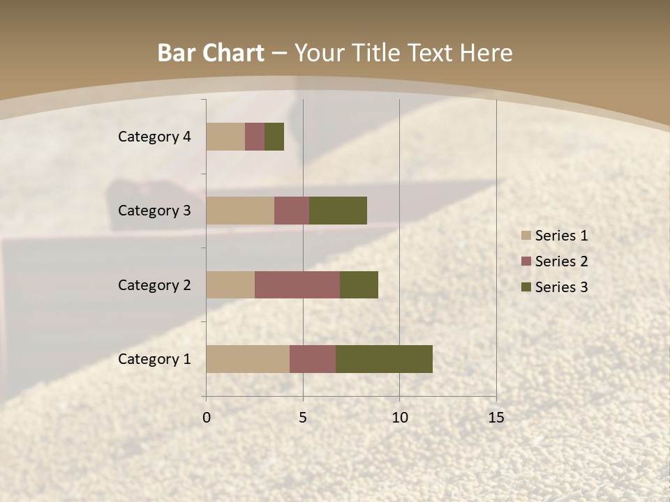 A Large Pile Of Grain Sitting On Top Of A Field PowerPoint Template