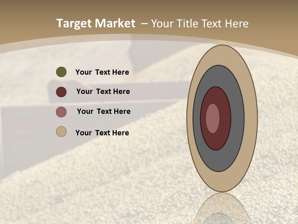 A Large Pile Of Grain Sitting On Top Of A Field PowerPoint Template