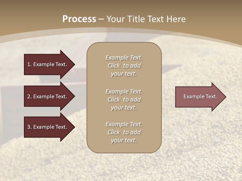 A Large Pile Of Grain Sitting On Top Of A Field PowerPoint Template