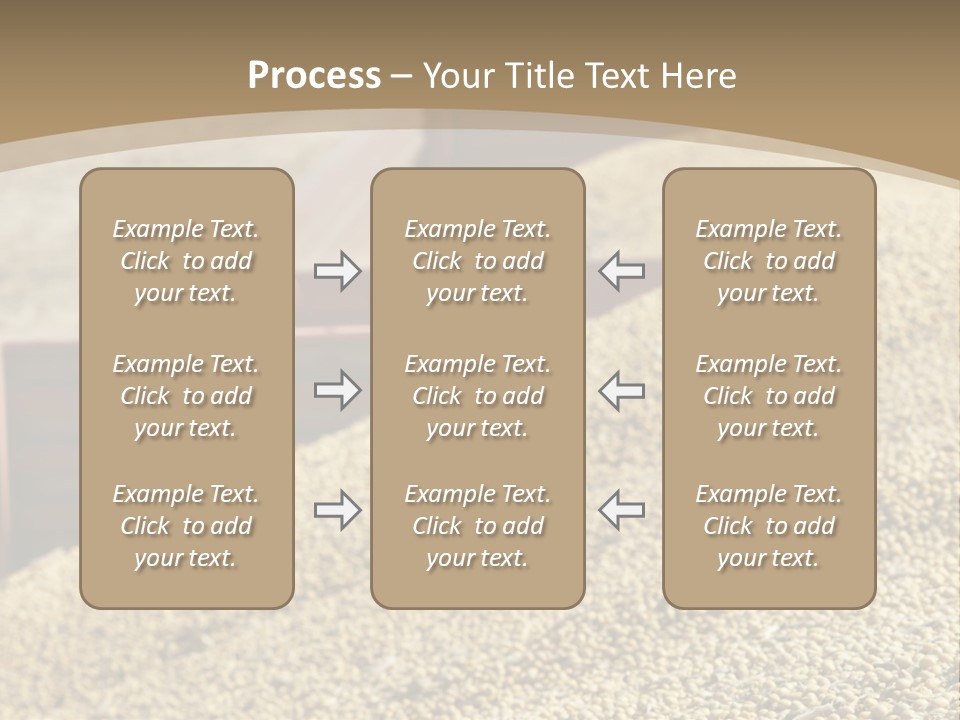 A Large Pile Of Grain Sitting On Top Of A Field PowerPoint Template