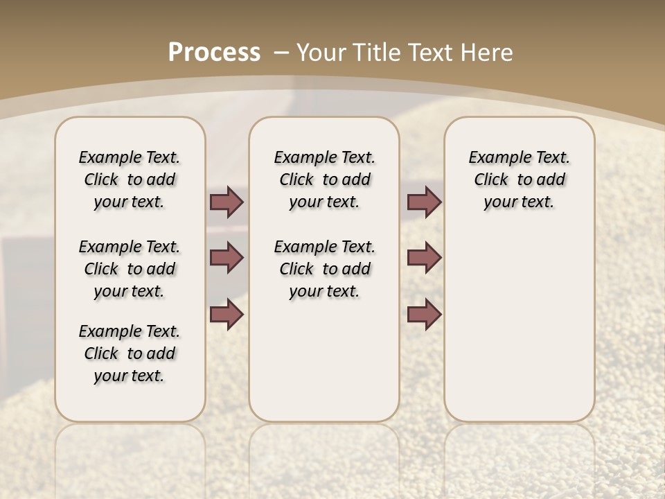 A Large Pile Of Grain Sitting On Top Of A Field PowerPoint Template