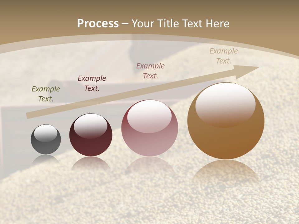 A Large Pile Of Grain Sitting On Top Of A Field PowerPoint Template