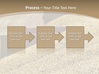 A Large Pile Of Grain Sitting On Top Of A Field PowerPoint Template